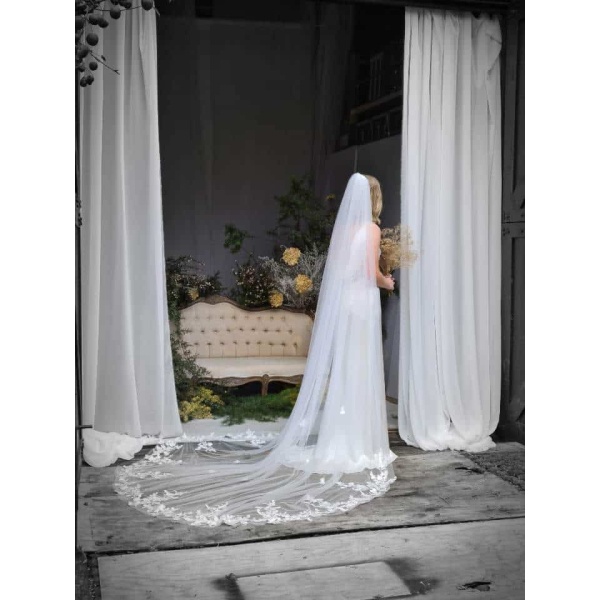 gorgeous lace wedding veils